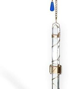 Crystal Wand Healing Tool - Etheric Weaver® Pendant with Magnets & Gold-Fill Wire - 7"