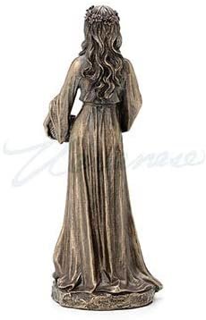 Magic  Collection~Bronze Finish Idunn Norse Goddess of Spring and Youth Statue