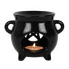 Something Different Pentagram Cauldron Oil Burner (One Size) (Black)