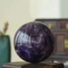 Natural dream amethyst ball minerals quartz crystals gemstones sphere healing stones