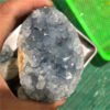 new arrivals crystals minerals healing stones egg shaped natural blue celestite crystals geode for home decoration