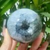 Black silk agate ball Home decoration