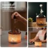 Volcano Diffuser Essential Oils Jellyfish Cool Mist Air Humidifier Flame Aroma Diffuser for Bedroom Smell for Home 180Ml 7 Color