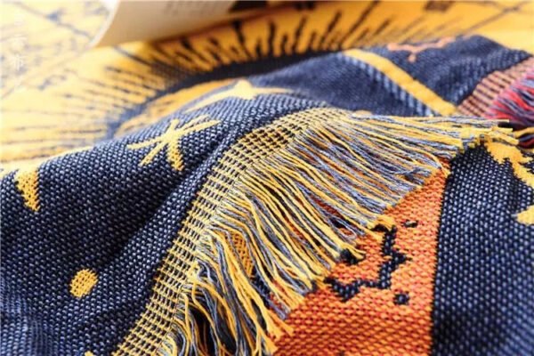 3Size Constellation Large sofa blanket Cotton Tablecloth Astrology Gift