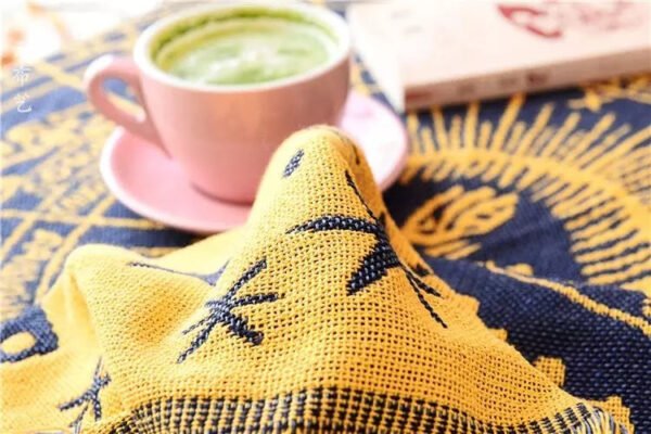 3Size Constellation Large sofa blanket Cotton Tablecloth Astrology Gift