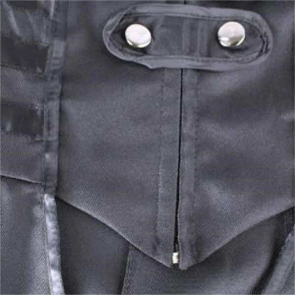 Women Medieval Victorian Costume Tuxedo Tailcoat Gothic Steampunk Trench Irregular Hem Vintage Frock Outfit Coat Spring Fall