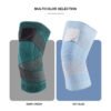 Sports Kneepad Men Women Pressurized Elastic Knee Pads Support Fitness Gear Basketball Volleyball Brace Protector Bandage