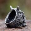 New Gothic Retro devil cyclops Skull Ring 316L Stainless Steel Rings For Men Party Jewelr