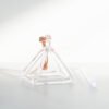 3inch Clear Quartz Crystal Singing Pyramid+Mallet Excellent Sound| |