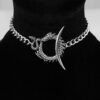 3type Witch Ouroboros Snake Serpent Necklace Dragon Pendant Mythology Gothic Pagan Witchy Occult Jewelry