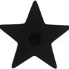 Home Decor~Star Pentagram Design Black Mini Spell Candle Holder
