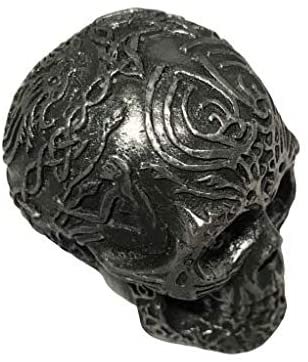 Magic  Collection~18 Mini 1.5" Silver Skulls Gothic Celtic Tribal Figurine Paperweights