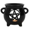 Something Different Pentagram Cauldron Oil Burner (One Size) (Black)