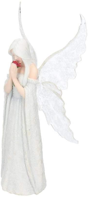 Magicun N.Giftware~Love Remains Anne Stokes Figurine 26cm White, Resin