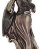 Magic  Collection~8 5/8 Inch Santeria Orishas Obba River Goddess Cold Cast Resin Bronze Finish Statue Shrine Idol