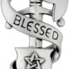Sterling Silver Blessed Be Wiccan Chalice Blade Pendant