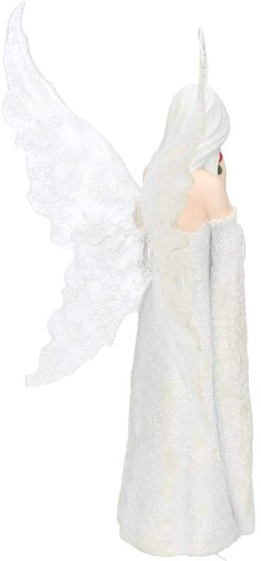 Magicun N.Giftware~Love Remains Anne Stokes Figurine 26cm White, Resin