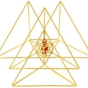 Crystal Healing Tool - Sacred Geometric Form Tetrahedron - Deva Builder - Angel Builder