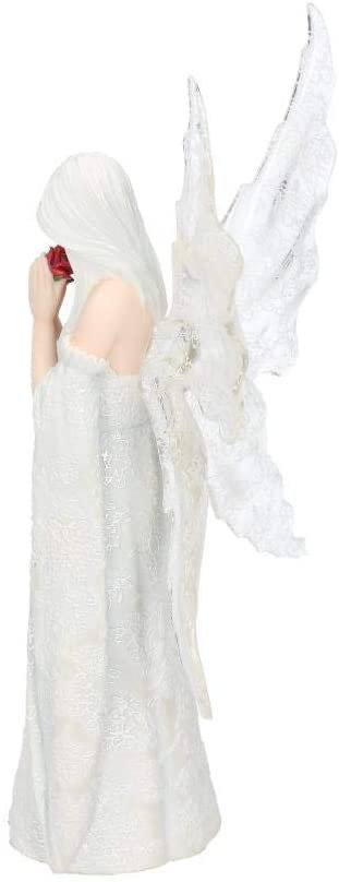 Magicun N.Giftware~Love Remains Anne Stokes Figurine 26cm White, Resin