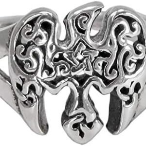 41Io_Ksxb8L._AC Sterling Silver Celtic Raven Pentacle Toe Ring