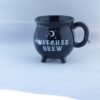 Witches Brew Cauldron Black Mug Novelty 10cm Tea Coffee Soup Cup Gift Boxed