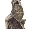 Magic  Collection~8 5/8 Inch Santeria Orishas Obba River Goddess Cold Cast Resin Bronze Finish Statue Shrine Idol