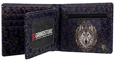 Artist Collections~ Wild One Lisa Parker Wallet 10cm Black, PU, Size