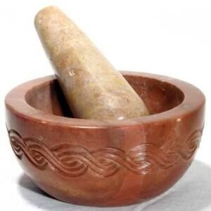Witchcraft~LMS17 Celtic Soapstone Mortar & Pestle Set