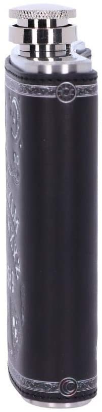 Magicun N.Giftware~Black White Spirit Board Drinking Hip Flask, us:one Size