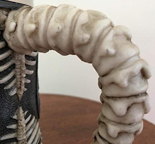 Fantasy Collection~ Dragon Skeleton Tankard Mug 13cm Black