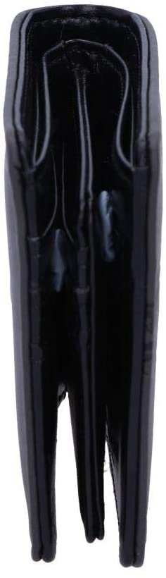 Dark Collection~Money-Stache Moustache Sugar Skull Wallet, PU, Black, 11cm