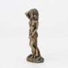Magic  Collection~3 1/2 Inch Oshun Santeria Orisha Goddess of Love, Beauty and Marriage Cast Resin Hand Painted Antique Bronze Finish Statue Home Decor