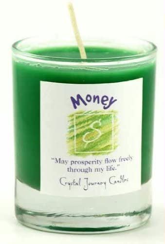 Witchcraft~CVCSMON Money Soy Votive Candle