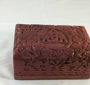 Witchcraft~FBBXT Triquetra Wooden Carved Box