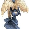 Magicun  Collection~Winged Angel & Gargoyle Mythical Hand Painted Pewter & Gold