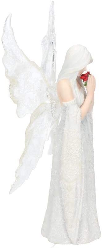 Magicun N.Giftware~Love Remains Anne Stokes Figurine 26cm White, Resin