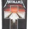 Band Merchandise~ B4685N9 Metallica Master of Puppets Embossed Purse, PU, Black, 18.5cm