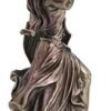 Magic  Collection~8 5/8 Inch Santeria Orishas Obba River Goddess Cold Cast Resin Bronze Finish Statue Shrine Idol