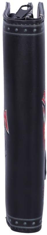Band Merchandise~ Officially Licensed Iron Maiden Eddie Trooper Embossed Purse, PU, Black, 18.5cm