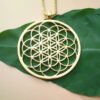 Seed Of Life Necklace Geometric Pendant Sacred Geometry Flower of life necklaces & pendants With 60 cm box chain for women