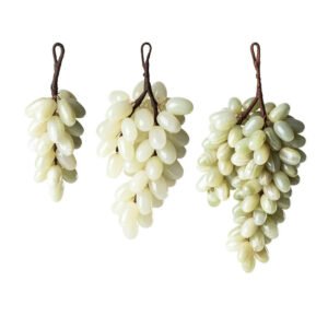 Natural Stone marble Bunch of grapes handmade Wine Crystals