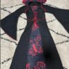 Halloween Cosplay Witch Vampire Costume for Kids Girls Disfraz Carnival Dress Up Party Mujer Children's Performance Clothing