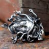 2024 New 316L Stainless Steel Men's Medusa Pendant Necklace Vintage Snake Animal Accessories wicca