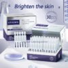 30Pcs/SET Whitening Face Serum Remove Dark Spots Melanin Brighten Shrink Pores Niacinamide Moisturizing Arbutin Fade Fine Lines
