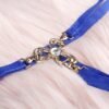 Blue Porno Lingerie Ladies Panties Accessories Low-rise Open Crotch Briefs For Sex Transparent Underwear Thongs And G strings