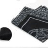 49*49cm Black Tarot game Tablecloth divine tool flannelette Beautiful Star pentacle Game Tarot Board Game mat Accessories Tarot &Divination