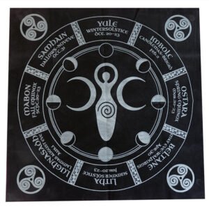 49x49cm-Tarot-Pagan-Altar-cloth-Black-flannel-magic-tablecloth-Divination-tablecloths-constellation 49x49cm Tarot Pagan Altar cloth Black flannel magic tablecloth Divination tablecloths constellation Tarot &Divination