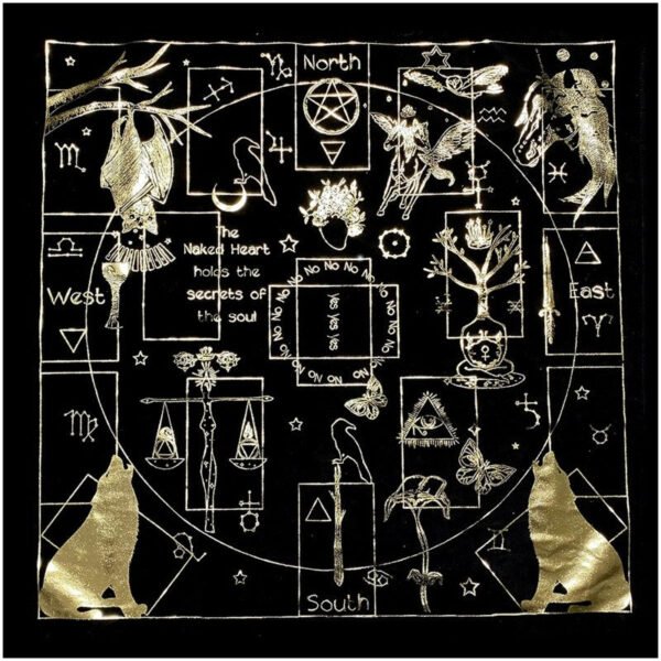 Tarot Table Altar Cloth Metaphysical  Pendulum Divination Tablecloth