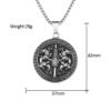 Retro Nordic Viking Celtic Knot Pendant Chain Trendy Stainless Steel Necklace Amulet