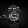 Mortal Kombat Dragon Pendant Men's Hip Hop Necklace Titanium Steel Punk Jewelry